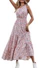 Vestido Maxi Floral Ombro Único Feminino PRETTYGARDEN XXL Vestido Maxi Floral Ombro Único Feminino PRETTYGARDEN XXL
