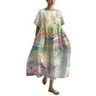 Vestido maxi HOTYD, pintura de arte japonesa para mulheres, rosa lótus Vestido maxi HOTYD, pintura de arte japonesa para mulheres, rosa lótus