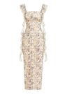 Vestido maxi PRETTYGARDEN Floral para mulheres 2026 Summer XS