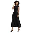 Vestido Maxi Solto Malha Flor De Lis