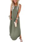 Vestido Maxi Verão ANRABESS - Casual, Soltinho e Sem Mangas Vestido Maxi Verão ANRABESS - Casual, Soltinho e Sem Mangas