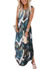Vestido Maxi Verão ANRABESS - Casual, Soltinho e Sem Mangas Vestido Maxi Verão ANRABESS - Casual, Soltinho e Sem Mangas