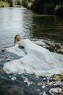 Vestido medieval Ophelia de Hamlet Luxuoso renascentista