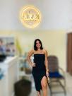 Vestido meio longo