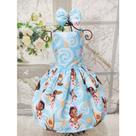 Vestido Menina Alça Regular Infantil Moana Baby