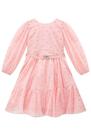 Vestido Menina em Tule Flocking de Coração Infanti