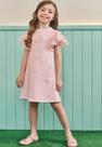 Vestido Menina Estampado Rosa Kukiê