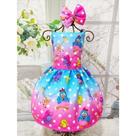 Vestido Menina Infantil Alça Regular Galinha Pintadinha