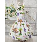 Vestido Menina Infantil Alça Regular Safari