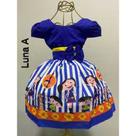 Vestido Menina Infantil Ester Tradicional Show da Luna