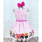 Vestido Menina Infantil Luxo Busto Sublimado 3 Palavrinha Vestido Menina Infantil Luxo Busto Sublimado 3 Palavrinha