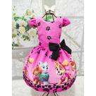 Vestido Menina Infantil Luxo Temático Laço Feito Patrulha Canina