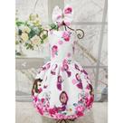 Vestido Menina Infantil Macha Alça Regular