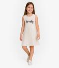 Vestido Menina Infantil Select Bege