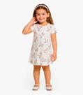 Vestido Menina Infantil Select Bege