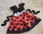Vestido Menina Infantil Simples Temático Pedrita
