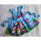 Vestido Menina Infantil Temático Simples Bebefinn