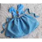 Vestido Menina Infantil Tule Temático Cinderela