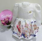 Vestido Menina Paraiso Criança 1 2 3 4 Festa Inverno Rf 8193 Vestido Menina Paraiso Criança 1 2 3 4 Festa Inverno Rf 8193