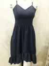 Vestido mid azul marinho