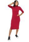 Vestido Midi Adamas Manga 3/4