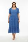 Vestido Midi Azul em Laise
