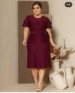 Vestido Midi Bela Moda Evangélica Feminina Vestido Midi Bela Moda Evangélica Feminina