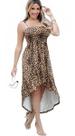 Vestido Midi Cauda Feminino Elastex Costas Bojo Alcinha