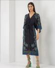 Vestido midi chemise lez a lez