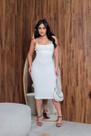 Vestido midi coladinho com alças finas tubinho vestido alcinha Festas Ano Novo Natal Vestido midi coladinho com alças finas tubinho vestido alcinha Festas Ano Novo Natal