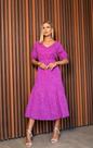 Vestido MIDI com cinto multicolor Vestido MIDI com cinto multicolor