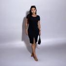 Vestido Mídi Com Manga E Bolso Vestido Mídi Com Manga E Bolso