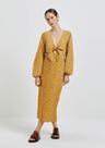 Vestido Midi Com torção no Busto