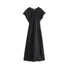 Vestido Midi De Cetim Elegante Para Mulheres, Vestido Longo Chic Para Festas Noturnas Vestido Midi De Cetim Elegante Para Mulheres, Vestido Longo Chic Para Festas Noturnas
