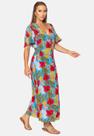 Vestido Midi de Viscose Estampado