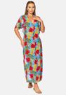 Vestido Midi de Viscose Estampado