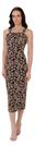 Vestido Midi Deep Com Tecido Bordado Feminino