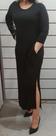 Vestido midi em visco