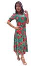 Vestido Midi Estampa Floral Gioconda Portto Vestido Midi Estampa Floral Gioconda Portto
