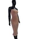Vestido Midi Feminino adulto rosa