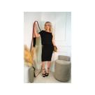 Vestido Midi Feminino Elegante Verão Tricot Premium Casual Blogueira Praia Dia a Dia