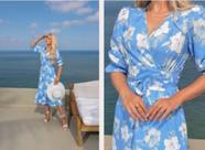 Vestido midi feminino gioconda portto Vestido midi feminino gioconda portto