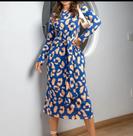 Vestido midi feminino