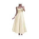 Vestido Midi Feminino Vintage ZANZEA - Sem Mangas, Gola Quadrada, Verão 2024