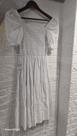 Vestido Midi Glamour COM RENDA de Manga Na cor Branca da Marca Ideal Store TAM P
