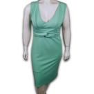 Vestido Midi Malha Crepe Forrado com Bojo na Frente Plus Size Vestido Midi Malha Crepe Forrado com Bojo na Frente Plus Size