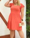 Vestido midi na cor verde menta