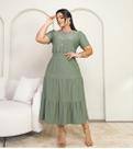 Vestido Midi Noemi Moda Evangélica Feminina