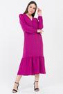 Vestido Midi PKS com Botões Pink-GG
