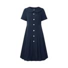 Vestido Midi Plissado Feminino De Verão ZANZEA Elegante Liso Para Trabalho OL Manga Curta Vestido De Vestido Midi Plissado Feminino De Verão ZANZEA Elegante Liso Para Trabalho OL Manga Curta Vestido De